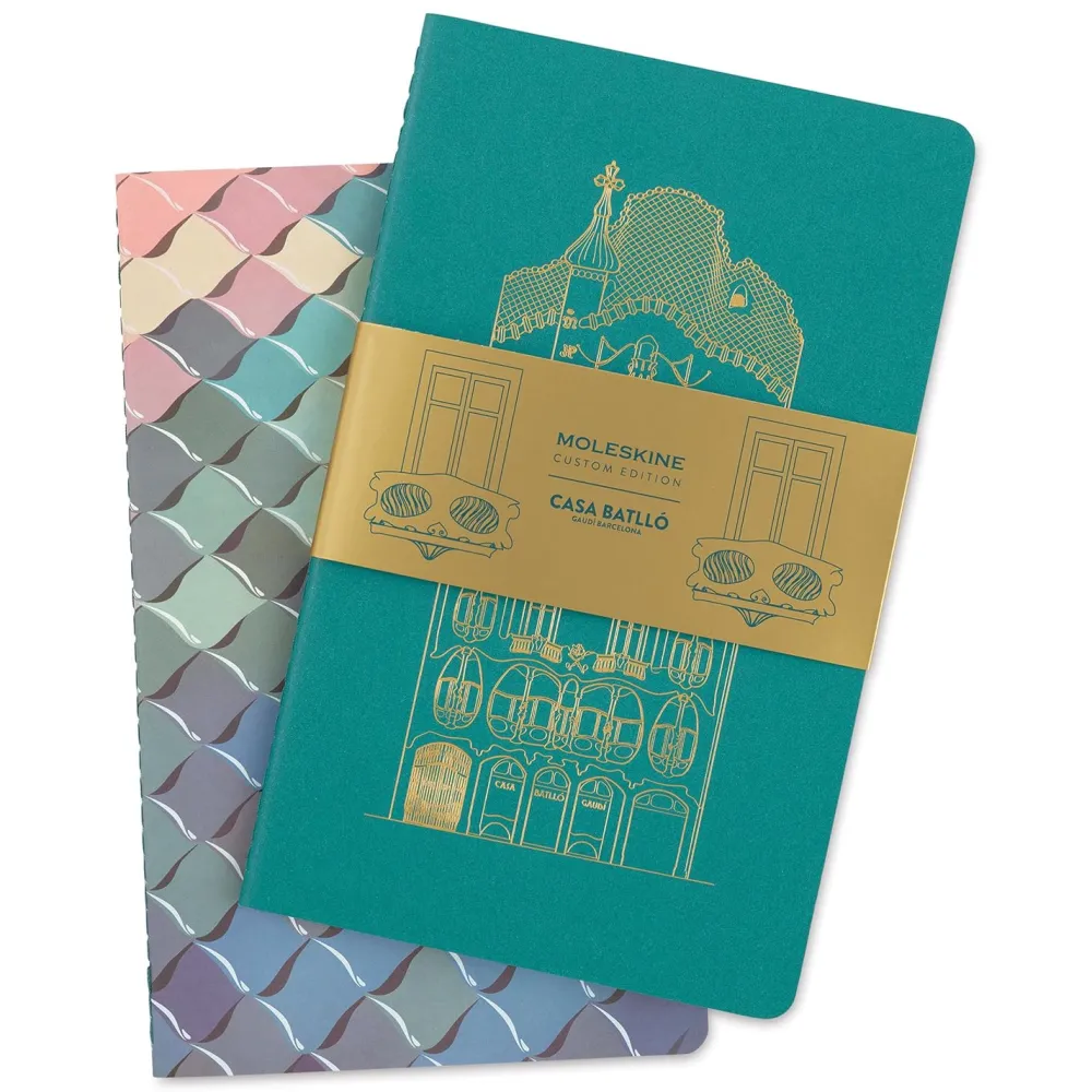 Moleskine Zestaw zeszytów Le Casa Batllo - - 2 szt. > Notatniki Gładkie