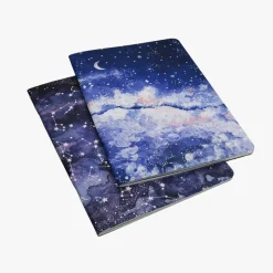 Devangari Zestaw zeszytów w kropki Night Sky i Milky Way B5 - - 2 szt.