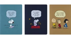 Moleskine Zestaw zeszytów w linie Peanuts Cahier 19 x 25 cm - - miękka okładka 3 szt.