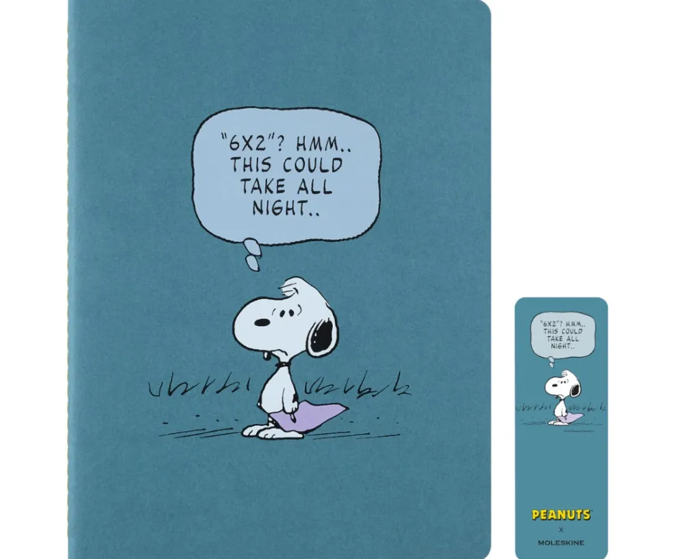 Moleskine Zestaw zeszytów w linie Peanuts Cahier 19 x 25 cm - - miękka okładka 3 szt.