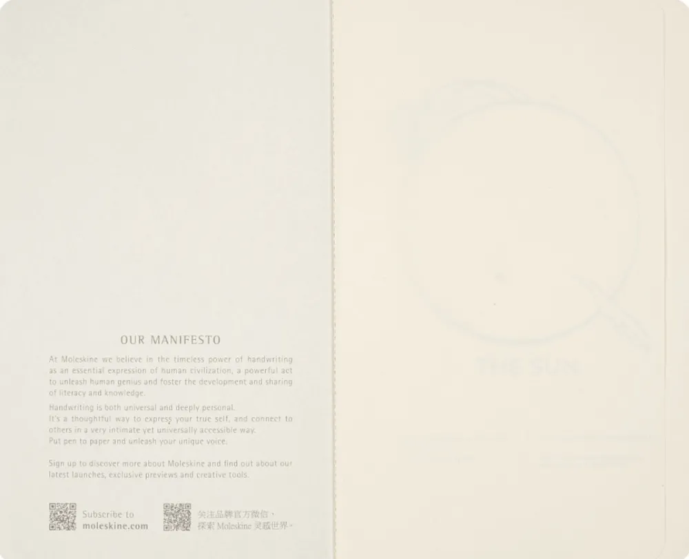 Moleskine Zeszyt gładki Cahier NASA edycja limitowana 13 x 21 cm - > Notatniki Gładkie