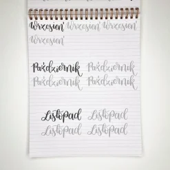 Devangari Zeszyt z ćwiczeniami do brush letteringu Bounce, B5 - - 170 g/m2