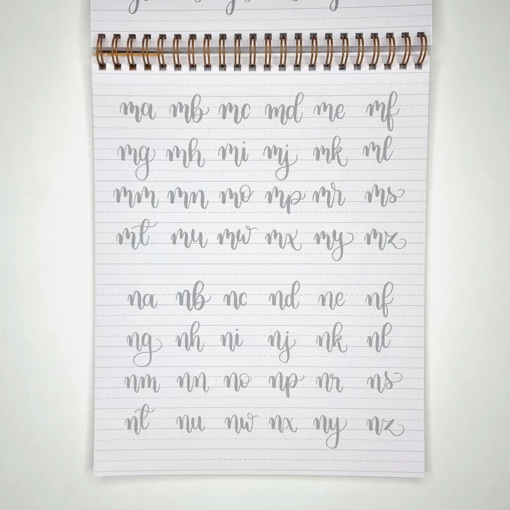 Devangari Zeszyt z ćwiczeniami do brush letteringu Bounce, B5 - - 170 g/m2
