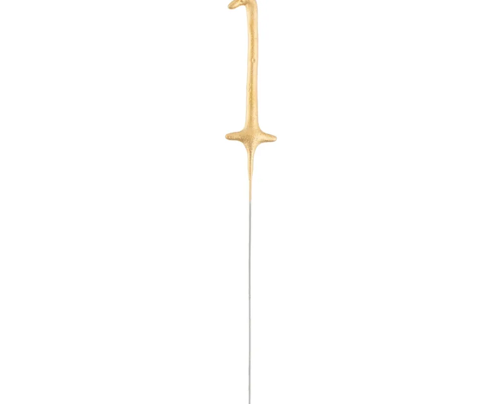 GoDan Zimne ognie Cyfra 1 - złota, 17 cm