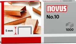 Novus Zszywki miedziowane No.10 - 1000 szt. > Dziurkacze I Zszywacze